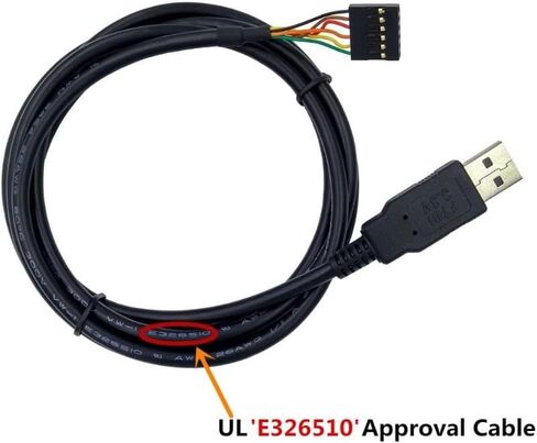 USB to Serial TTL UART Converter Cable 3.3V/5V FT232R Chip USB إلى محول TTL لـ Arduino Raspberry PI ESP32 Windows Mac Linux (180 سم/6 قدم ، TTL-232R-3V3) in Saudi Arabia