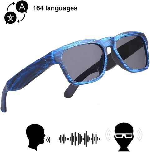 OhO sunshine AI Translation Bluetooth Glasses with 164 Languages Dual-Ear Free Talk simultaneous Interpretation in Saudi Arabia
