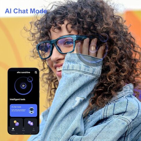 OhO sunshine AI Translation Bluetooth Glasses with 164 Languages Dual-Ear Free Talk simultaneous Interpretation in Saudi Arabia
