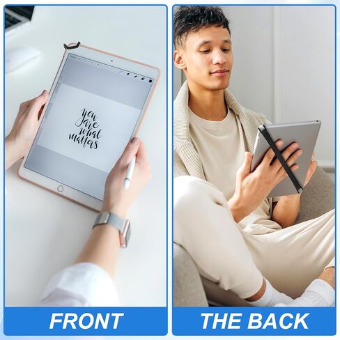 2 Pack Universal Tablet Security Hand Strap Holder for 7.8''-13'' Devices, High Elasticity Grip Band Elastic Bundle Grip Belt One Hand Operation Support for Tablet in Kuwait