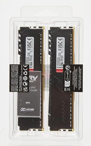 Kingston Fury Beast 32GB (2x16GB) 3200MHz DDR4 CL16 مجموعة ذاكرة سطح المكتب 2 KF432C16BB1K2/32 in Saudi Arabia