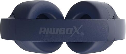 Riwbox Hybrid Active Noise Cancelling Headphones, Wireless Bluetooth Headset Over Ear, 60H Playtime, High-Fidelity, Foldable, Comfort&Immersion for Work/Commuting (Black) in Saudi Arabia