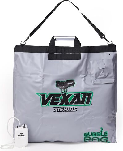حقيبة وزن من Vexan Tournament لصيد الأسماك - حقيبة سمكة شديدة التحمل مقاس 24 بوصة × 24 بوصة للأسماك التي يتم اصطيادها - مقاومة للماء، بسحاب، مقابض مبطنة، طبقات ملحومة ثلاثية، حامل ذو سعة كبيرة لسهولة النقل in Kuwait