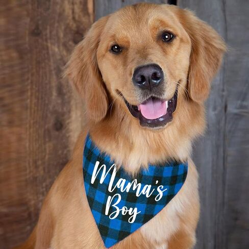 YROVWENQ Classic Pink Plaid Pet Puppy Dog Bandana Accessories, Girl Dog Birthday Bandana Scarf Bibs for Pet Birthday Outfit Party Supplies in Saudi Arabia