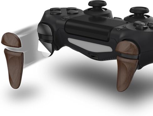 PlayVital 2 Pair Shoulder Buttons Extension Triggers for PS4 All Model Controller, Game Improvement Adjusters Bumper Trigger Extenders for PS4 Slim Pro Controller - White in Saudi Arabia