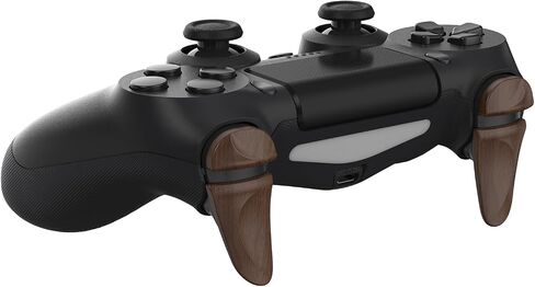 PlayVital 2 Pair Shoulder Buttons Extension Triggers for PS4 All Model Controller, Game Improvement Adjusters Bumper Trigger Extenders for PS4 Slim Pro Controller - White in Saudi Arabia