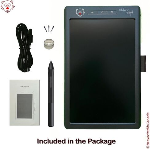 BeaverPadⓇ LCD Writing Pad/Drawing Board (Ewriter) and Graphics Tablet with Memory, Save and Bluetooth Function (Grey) in Saudi Arabia
