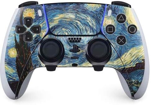 Skinit Decal Gaming Skin Compatible with PS5 DualSense Edge Pro Controller - Officially Licensed The Great Wave Off Kanagawa by Hokusai Design in Saudi Arabia