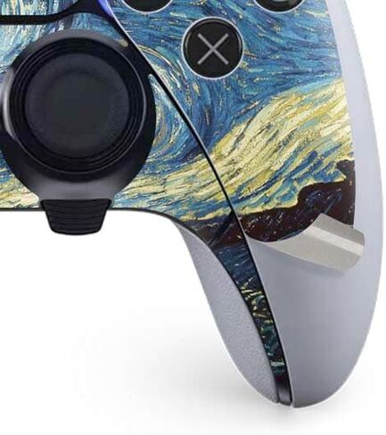Skinit Decal Gaming Skin Compatible with PS5 DualSense Edge Pro Controller - Officially Licensed The Great Wave Off Kanagawa by Hokusai Design in Saudi Arabia