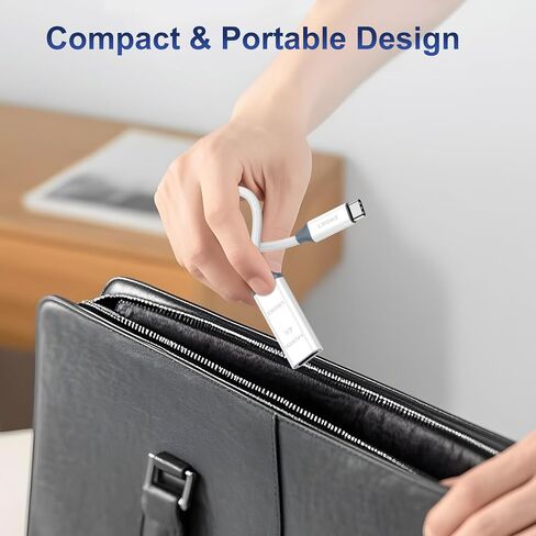 USB C to HDMI Adapter,4K@30Hz Type-C to HDMI Adapter Compatible with Thunderbolt 3/4,Video Audio Output for iPhone 16Pro,MacBook Pro/Air,Pixelbook,Surface Pro,iPad Pro/Air,XPS,Galaxy and More in Saudi Arabia