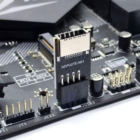chenyang USB 2.0 9Pin Male to USB 3.1 Type E Key-A Female Front Panel Socket to 9Pin Mainboard Header Extension Adapter in Saudi Arabia