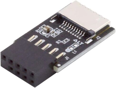 chenyang USB 2.0 9Pin Male to USB 3.1 Type E Key-A Female Front Panel Socket to 9Pin Mainboard Header Extension Adapter in Saudi Arabia