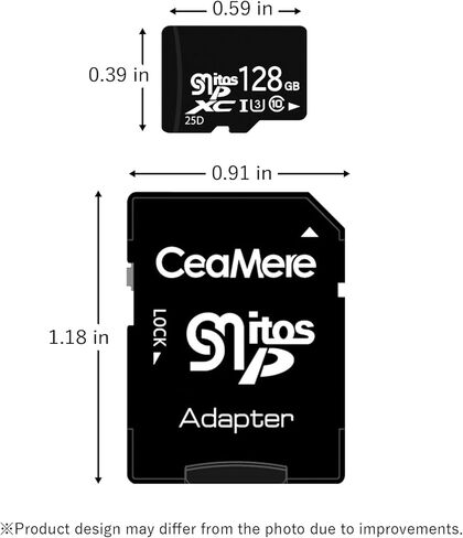 [5 عبوات] بطاقات microSD 128 جيجابايت مع محولات SD-U3 Class 10 ، ذاكرة عالية السرعة للفيديو 4K ، الأجهزة المحمولة ، كاميرات الحركة ، وحدات التحكم في الألعاب ، الطائرات بدون طيار in Saudi Arabia