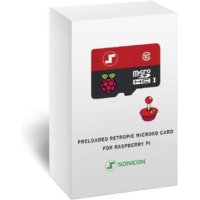 Sonicon Preloaded RetroPie Batocera Emulator MicroSD Card w/DC/PS1/Sega/Atari/Arcade/FBNeo/Mame for Raspberry Pi, Plug Play (512GB(Greatest-Hits Collection) (for Pi 5/500) in Kuwait