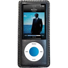 Handcrafted iPod Nano 5 Leather Case All Leather Plastic-Free (Brown, Regular Model) in Saudi Arabia