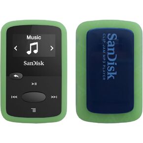 Silicone Case for Sandisk Clip Jam (SDMX26) MP3 Player (Released in 2015), Soft Rubber Skin Bumper Cover, Lawn Green in Kuwait