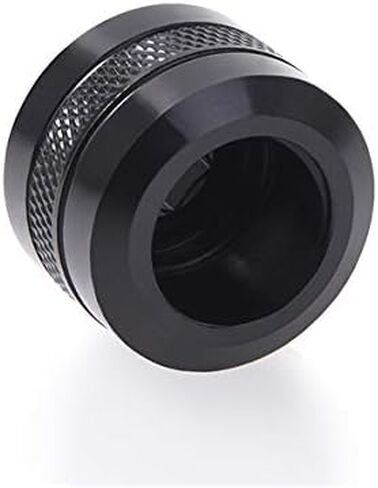 Alphacool Eiszapfen PRO HardTube G1/4" Fitting, 16mm OD, Deep Black, 12-pack in Saudi Arabia