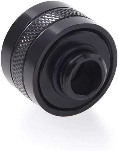 Alphacool Eiszapfen PRO HardTube G1/4" Fitting, 16mm OD, Deep Black, 12-pack in Saudi Arabia