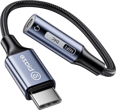 USB C إلى 3.5 ملم محول مقبس سماعة الرأس الإناث ، USB C إلى AUX AUX AUDOIO DONGLE CABLE CALL متوافق مع iPhone 16 15 Pro Max ، Samsung Galaxy S24/S23/S22 Ultra ، Pixel ، iPad Pro ، MacBook in Saudi Arabia