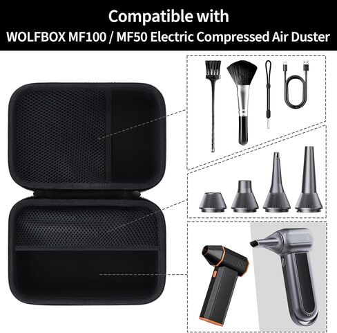 Case Compatible with WOLFBOX MF100 / MF50 Electric Compressed Air Duster in Saudi Arabia