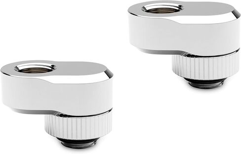 EKWB EK-Quantum Torque Rotary Offset Adapter Fitting, 14mm, Black, 2-Pack in Saudi Arabia