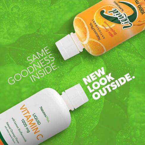 Natures Plus Vitamin C 1000 Mg Liquid Orange, 30 FZ in Saudi Arabia