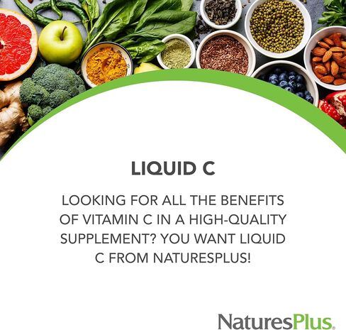 Natures Plus Vitamin C 1000 Mg Liquid Orange, 30 FZ in Saudi Arabia