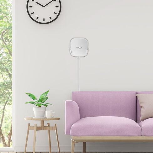 Wall Mount Holder Only for eero 7 Router - No Messy Wires, Space Saving, Wall Stand Bracket Compatible with eero 7 Mesh WiFi System (1-Pack,White) in Saudi Arabia