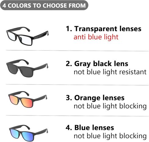 نظارات الترجمة AI نظارات ذكية للنساء رجال بلوتوث مع الدردشة GPT 164 LANGUE Blue Light و UV Lens Clear Clear With Geaker Sunglasses Fortravel Meeting Trade Business in Kuwait