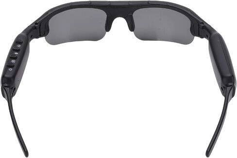 WiFi Camera Glasses, 1080P Video Sunglasses with 140° Wide Angle, 128GB Card Expansion, Loop Recording, for Cycling, Camping, Driving, Traveling in Saudi Arabia
