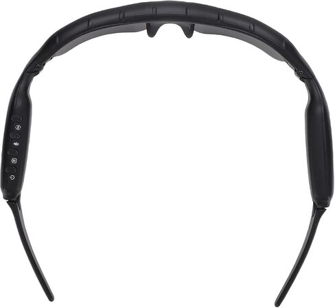 WiFi Camera Glasses, 1080P Video Sunglasses with 140° Wide Angle, 128GB Card Expansion, Loop Recording, for Cycling, Camping, Driving, Traveling in Saudi Arabia