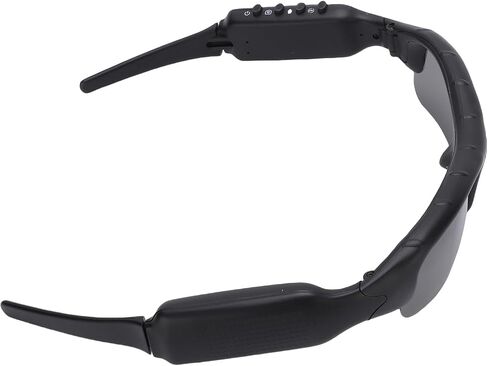 WiFi Camera Glasses, 1080P Video Sunglasses with 140° Wide Angle, 128GB Card Expansion, Loop Recording, for Cycling, Camping, Driving, Traveling in Saudi Arabia