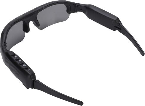 WiFi Camera Glasses, 1080P Video Sunglasses with 140° Wide Angle, 128GB Card Expansion, Loop Recording, for Cycling, Camping, Driving, Traveling in Saudi Arabia