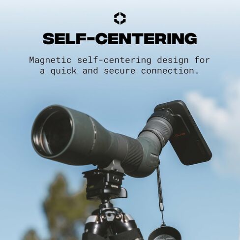 حالة هاتف Ollin Snapshot Digiscoping - تقنية متمسك بالنفس المغناطيسي ، للمناظير ، وتصوير النطاقات ، والصيد ، والتصوير الفوتوغرافي للحياة البرية ، وتوافق مع Samsung Galaxy S25 in Saudi Arabia