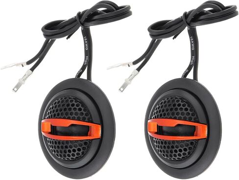 Car Tweeters, 2pcs 150W High Efficiency Mini Dome Tweeter Speakers Universal Stereo Automobile Loudspeaker for Car Audio System in Saudi Arabia