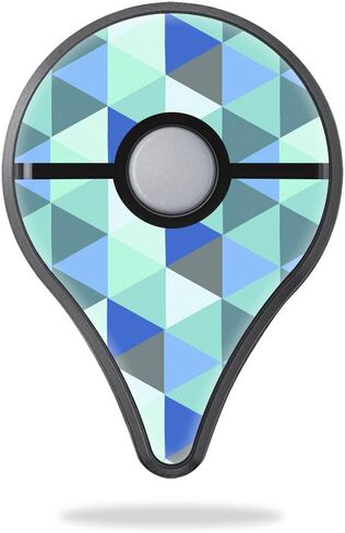 MightySkins Pokemon Go Plus Skin Protective Vinyl Decal wrap Blue Kaleidoscope in Saudi Arabia