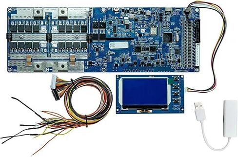 العاكس V3.0 24V 48V 8S 13S 14S 15S 16S 50A 100A 150A 200A CAN RS485 لعاكس LI-ION LIFEPO4 بطارية (LCD USB ، 16S 150A LIFEPO4) in Saudi Arabia