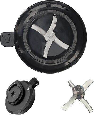 Outer Bowl Lid with Blade for Ninja Creami NC301 Replacement Lid with Attached Paddle Blade, Compatible with NC299AMZ/NC301/NC300/NC201/NC101 Series in Saudi Arabia
