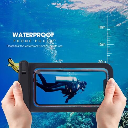 Waterproof Bags Large Size, Clear Watertight Pouch Holder for Document Map Camera Mobile Phone Car Key, fits Kayaking Boating Hiking Water Sports in Saudi Arabia