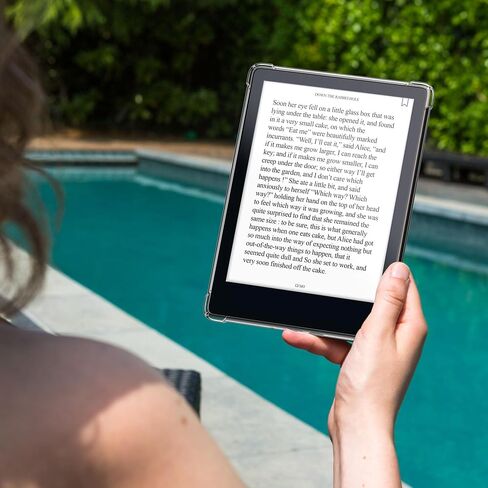 غطاء Kwmobile متوافق مع Amazon Kindle Paperwhite (2024)/Colorsoft Case - غطاء EREADER - غطاء واقي CASE TPU - مرن وخفيف الوزن - شفاف in Saudi Arabia