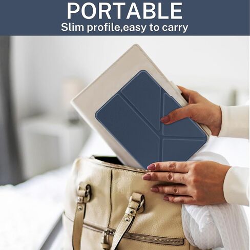 Case for kobo Clara BW/Clara 2E/Tolino Shine Color/Shine 5 /Shine 4, Includes a Screen Protector, with Auto Sleep/Wake, Premium PU Leather Cover (Blue) in Saudi Arabia