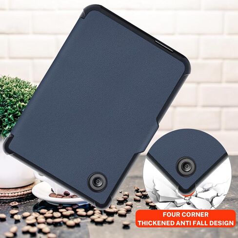Case for kobo Clara BW/Clara 2E/Tolino Shine Color/Shine 5 /Shine 4, Includes a Screen Protector, with Auto Sleep/Wake, Premium PU Leather Cover (Blue) in Saudi Arabia