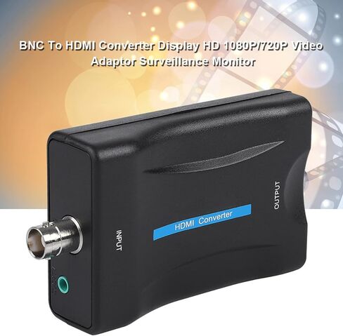 BNC to HDMI محول محول CVBS BNC HDMI Coax Coax Coaxial Coxial Coxial Coxial Coax to HDMI محول لهوائي التلفزيون 1080p/720p HD عرض محول الفيديو مراقبة PS2 PS3 PSP Wii in Saudi Arabia