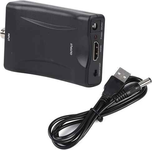 BNC to HDMI محول محول CVBS BNC HDMI Coax Coax Coaxial Coxial Coxial Coxial Coax to HDMI محول لهوائي التلفزيون 1080p/720p HD عرض محول الفيديو مراقبة PS2 PS3 PSP Wii in Saudi Arabia