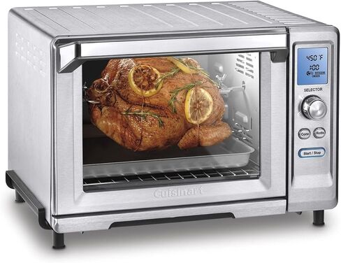 Cuisinart TOB -200FR ROTISSERIE CENVENCE TOTENT OVEN ، الفولاذ المقاوم للصدأ - معتمد (متجدد) in Kuwait