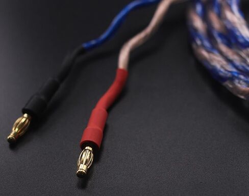 KK Cable BS-SK 1PAIR SET (8BANANA TOTAL) HIFI 6N OFC SPEALER ، FANANA SILP TO BANANA CLOP. BS-SK (3M (9.84 قدم)) in Kuwait