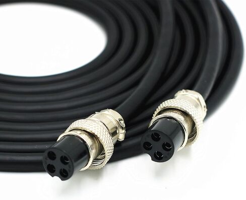 4-Core Primary-Secondary Speaker Link Cable for Klipsch The Fives/Sevens & HiVi-Swan D200/D300 | Master-Slave Audio Extension Wire | Shielded Lossless Hi-Fi Cable (2m/3m/5m/8m/10m) (16.4ft) in Kuwait