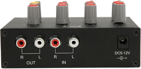 EQ-7 7 Band EQ Equalizer, Input Output, 12dB High Bass Adjustment, Dual Channel 3.5mm Interface Equalizer Car Audio for Home Stereo in Saudi Arabia