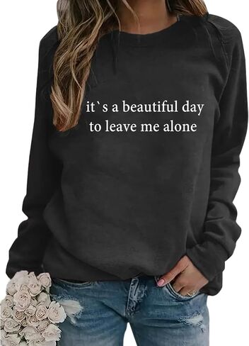 YITAN Women Graphic Cute Sweaters Funny Pullover Teen Girls Sweatshirts in Saudi Arabia