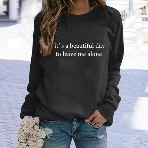 YITAN Women Graphic Cute Sweaters Funny Pullover Teen Girls Sweatshirts in Saudi Arabia